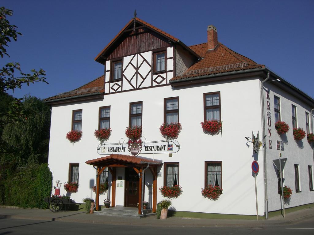 Landgasthof & Hotel Krone Eischleben Ichtershausen Esterno foto